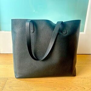 Cuyana leather tote bag